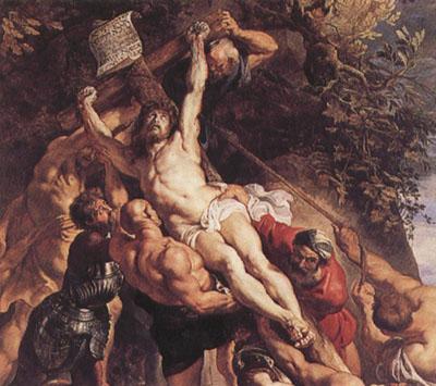 Peter Paul Rubens The Raishing of the Cross (mk01) oil painting picture